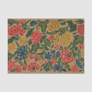 Vintage Floral Designer Garden Artwork Tissue Paper