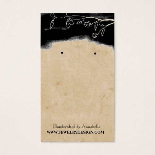 Earring Holder Business Card