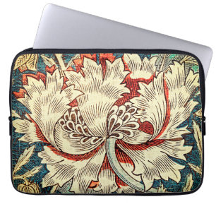Vintage Floral Elegance Laptop Sleeve