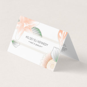 vintage floral elegance rest in peace folded