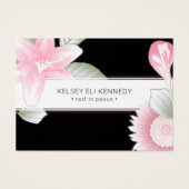 vintage floral elegant funeral (Front)