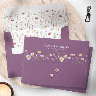 Vintage Floral Envelope