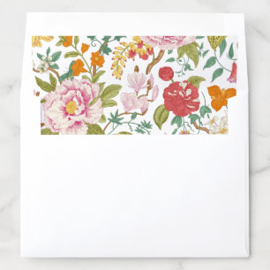 Vintage Floral Envelope Liner