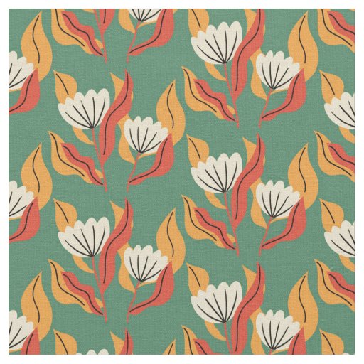 Vintage Floral Fabric
