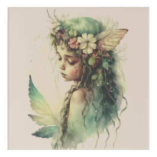 Vintage Floral Fairy Nursery Art