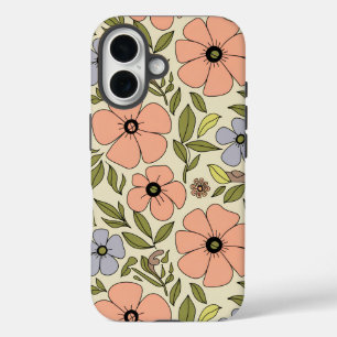 Vintage Floral Fantasy iPhone 16 Case