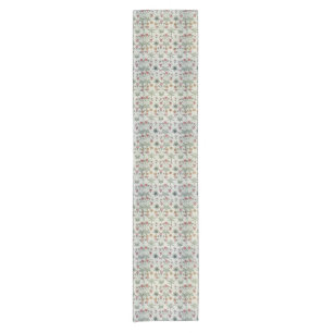 Vintage Floral Flowers William Morris Daisy Short Table Runner