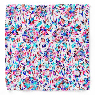 Vintage floral garden bandana