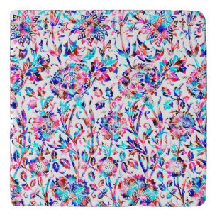 Vintage floral garden trivet