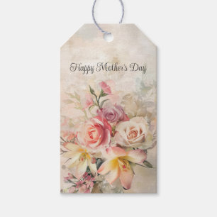 Vintage Floral Grandma Mother's Day Gift Tags