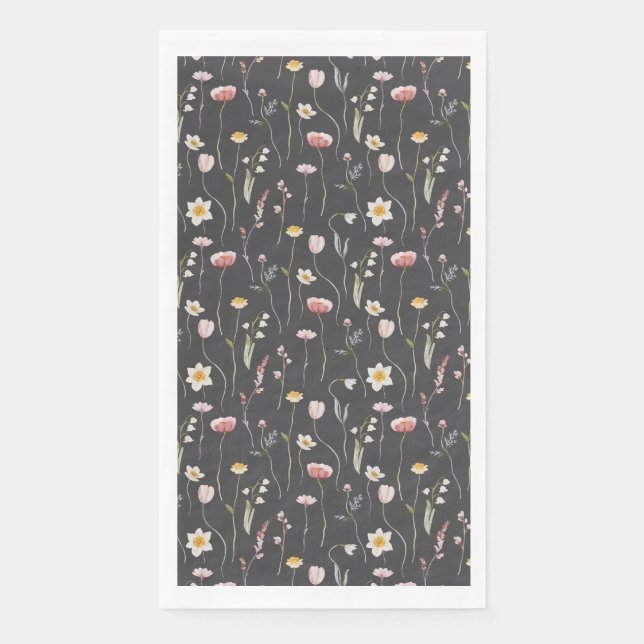 Vintage Floral Guest Towels (Front)