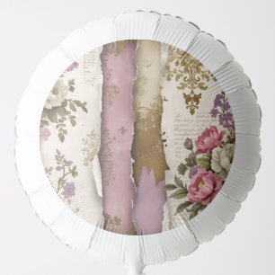 Vintage Floral - Helium Balloon