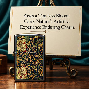 Vintage Floral - Honeysuckle Art Zippo Lighter