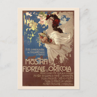 Vintage Floral & Horticultural Show Ad Postcard