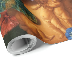 Vintage Floral Jan van Huysum Bouquet of Flowers Wrapping Paper