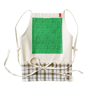 Vintage Floral Lace Leaf Mint Shamrock Green Zazzle HEART Apron
