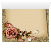 Vintage floral lover card (Inside Horizontal (Bottom))