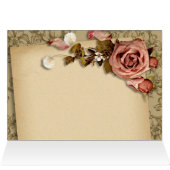 Vintage floral lover card (Inside Horizontal (Top))