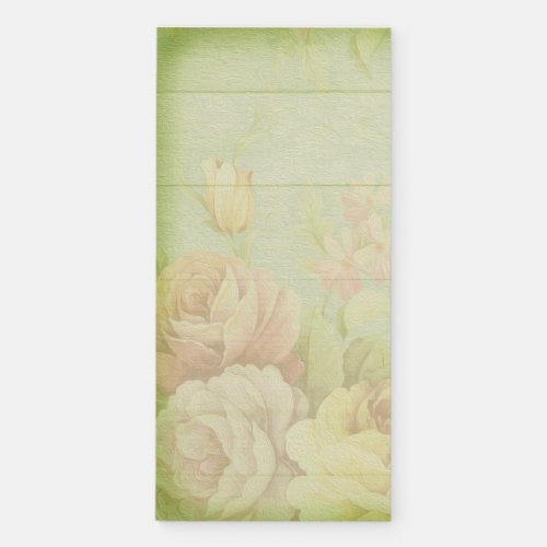 Vintage Floral Magnetic Notepad