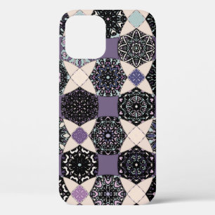 Vintage Floral Mandala: Colorful Seamless iPhone 12 Case