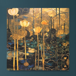 Vintage Floral Metal Print