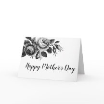 Vintage Floral Mother's Day Card