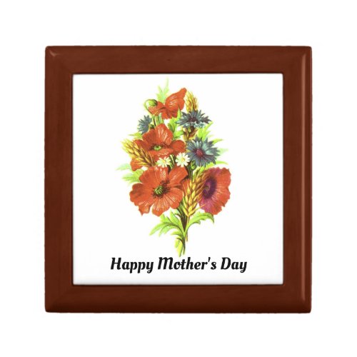 Vintage Floral Mothers Day Keepsake Box