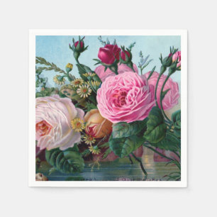 Vintage Floral Napkin