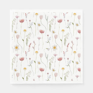 Vintage Floral  Napkins