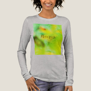 Vintage Floral Nature – Romantic Abstract Elegance Tri-Blend Shirt