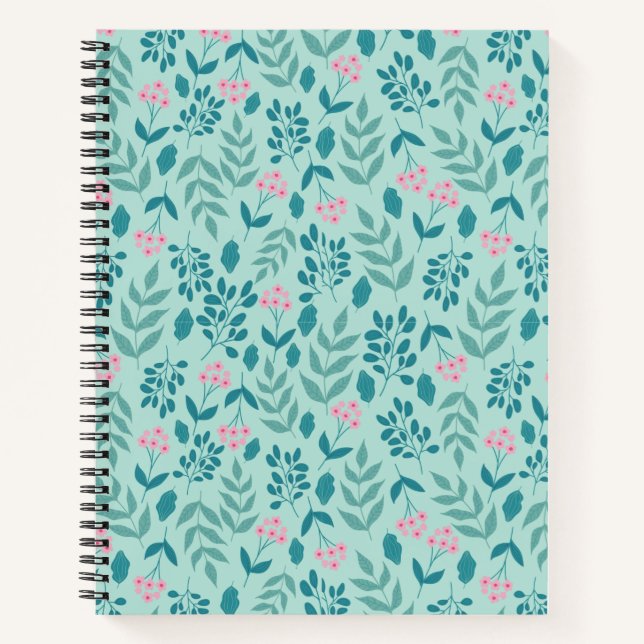 Vintage Floral  Notebook (Front)