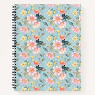 Vintage Floral Notebook