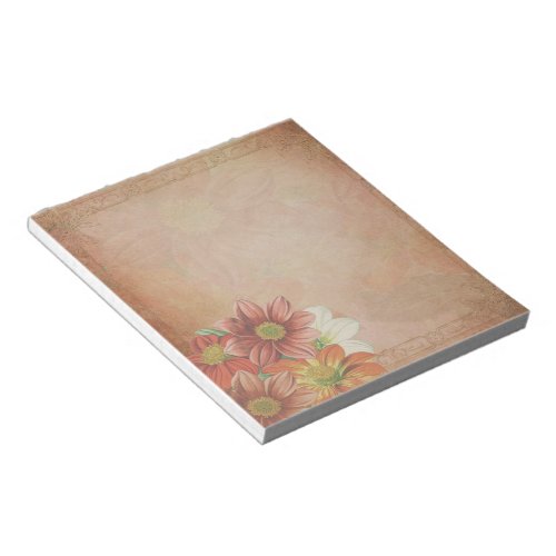 Vintage Floral Notepad