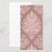 Vintage Floral on Rosy Beige (Front/Back)