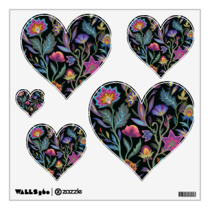 Vintage Floral Ornamental Pattern Victorian Style Wall Decal