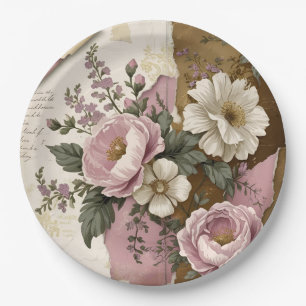 Vintage Floral - Paper Plates