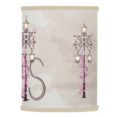 Vintage Floral Paris Eiffel Tower Lamp Shade (Right)