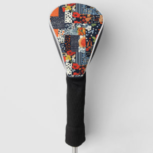 Vintage Floral Patchwork Pattern (3) Golf Head Cover