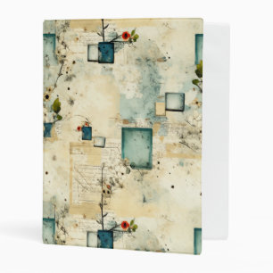 Vintage Floral Pattern (5) Mini Binder