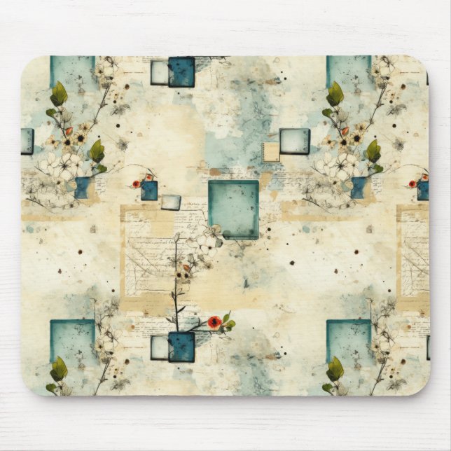 Vintage Floral Pattern (5) Mouse Pad (Front)