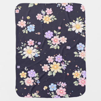 Vintage Floral Pattern Blanket