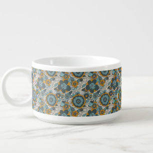 Vintage floral pattern bowl