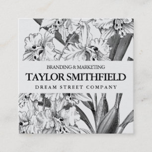 Vintage Floral Pattern Business Card
