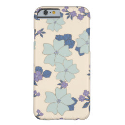 Vintage floral pattern barely there iPhone 6 case
