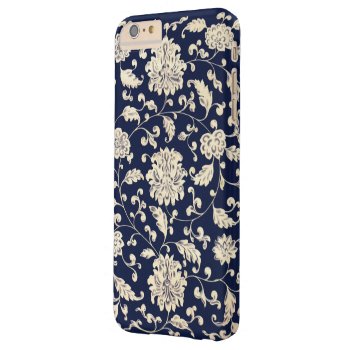 Vintage Floral Pattern Barely There Iphone 6 Plus Case by clonecire at Zazzle