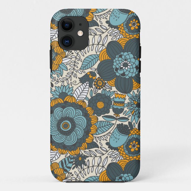 Vintage floral pattern Case-Mate iPhone case (Back)