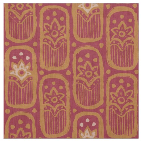 Vintage floral pattern in Indian style Fabric