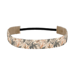 Vintage Floral Pattern Non-Slip Headbands