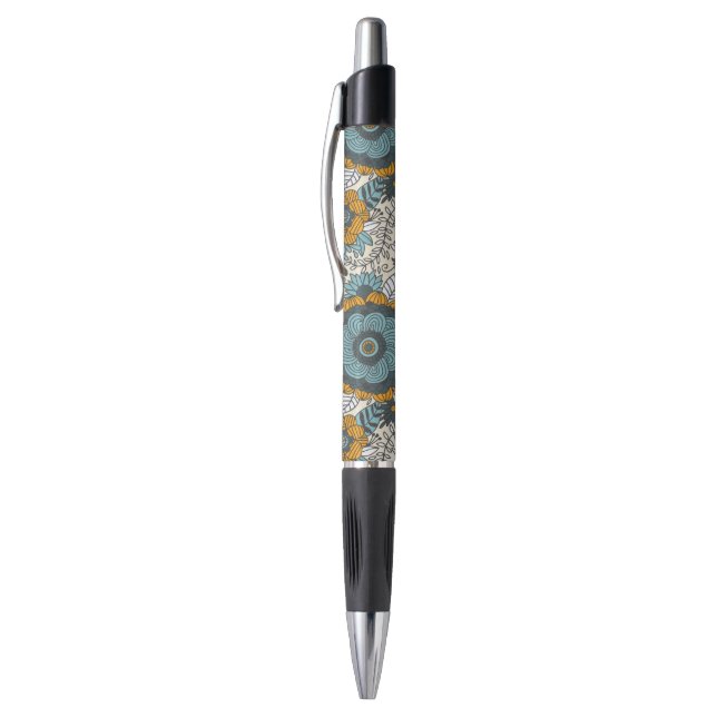 Vintage floral pattern pen (Top (Vertical))