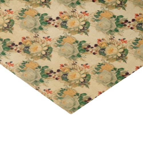 Vintage Floral Pattern Tissue Paper